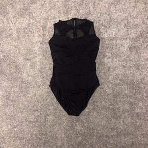 Strappy Black Leotard